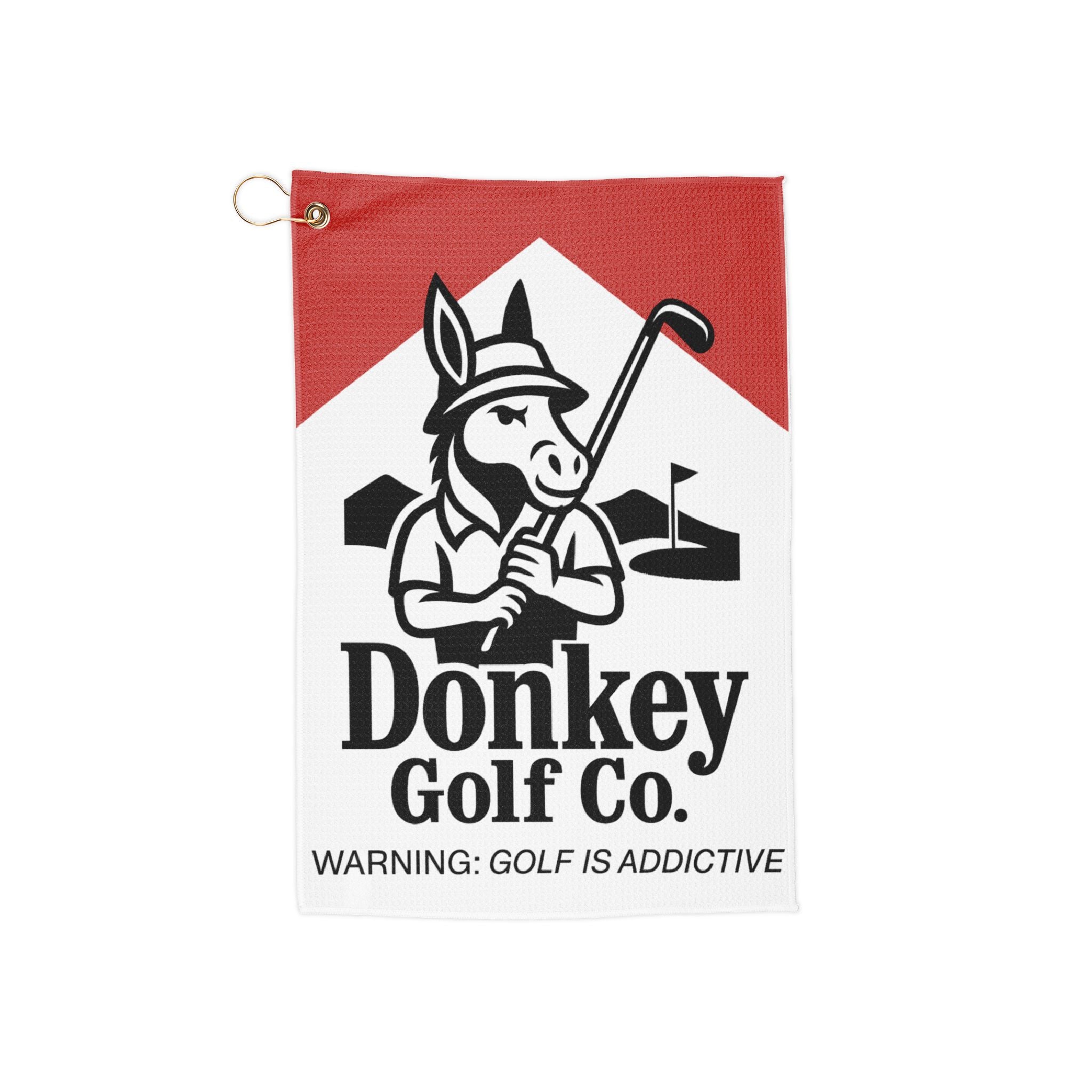 Addictive Warning Golf Towel