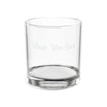 Dude, You Suck Engraved Whiskey Glass (10.5 oz)
