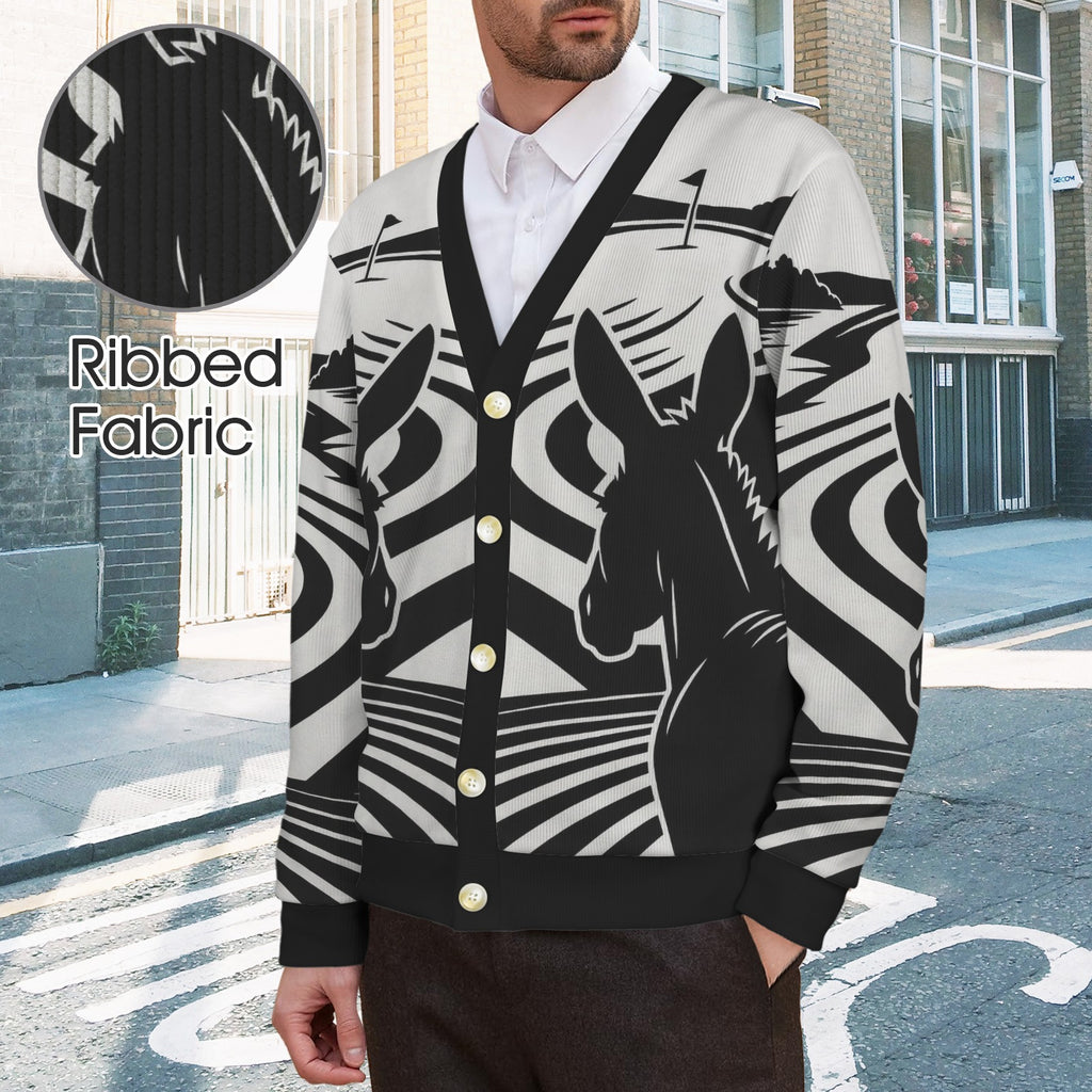 Men's Fancy Donkey Cardigan